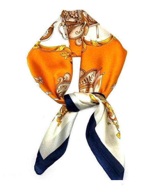 Sjaal oranje design